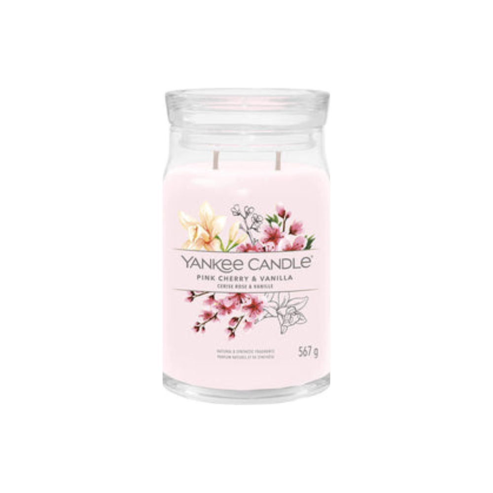 Yankee Candle - Pink Cherry & Vanilla Large Jar (567g Jar)