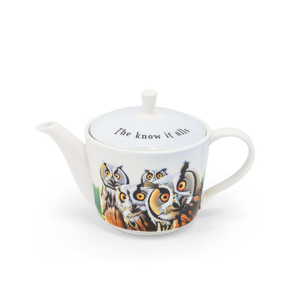 Tipperary Crystal - Beyond The Herd - Owl Teapot