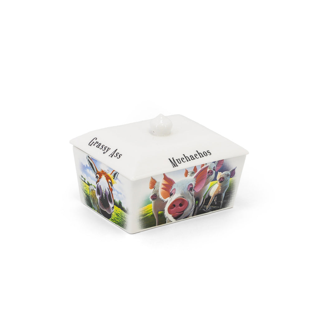 Tipperary Crystal - Beyond the Herd - Butter Dish