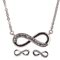 Newgrange Living - Rose Gold Infinity Necklace and Earring Gift Set