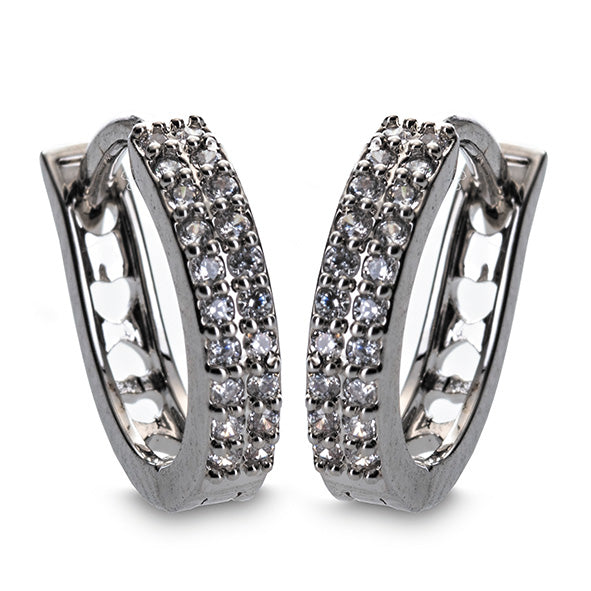 Newgrange Living - Diamante Hoop Earrings