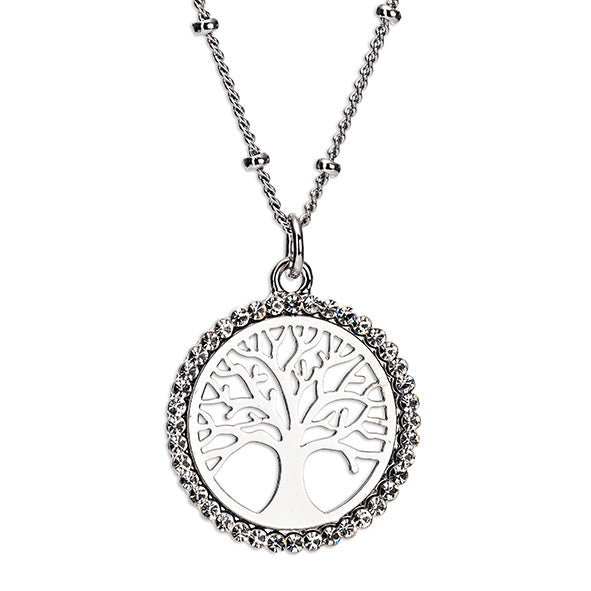 Newgrange Living - Silver Tree of Life Pendant