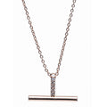 Newgrange Living - Rose Gold T-Bar Pendant