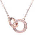Newgrange Living - Rose Gold Interlocking Pendant