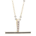 Newgrange Living - Gold T-Bar Pendant