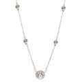 Newgrange Living - Gold Circular Round Cut Diamond Pendant