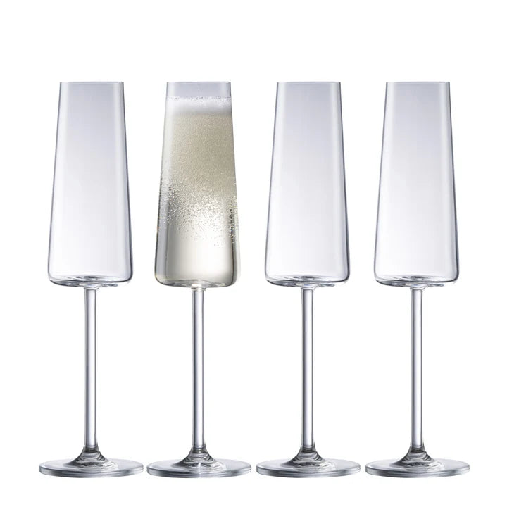 Galway Crystal - Alto Champagne / Prosecco Flute Set of 4