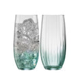Galway Crystal - Erne Hiball Glass Pair Aqua